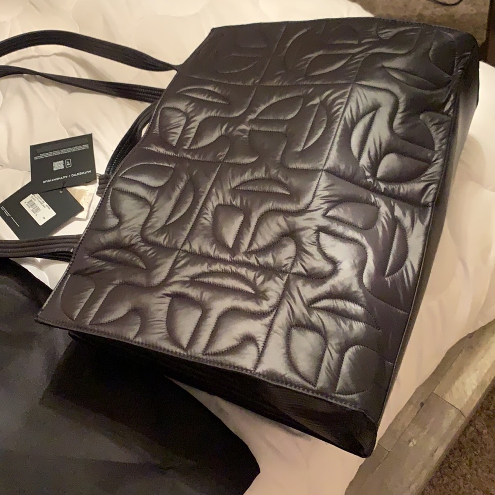 Telfar x moose knuckle large puffer bag